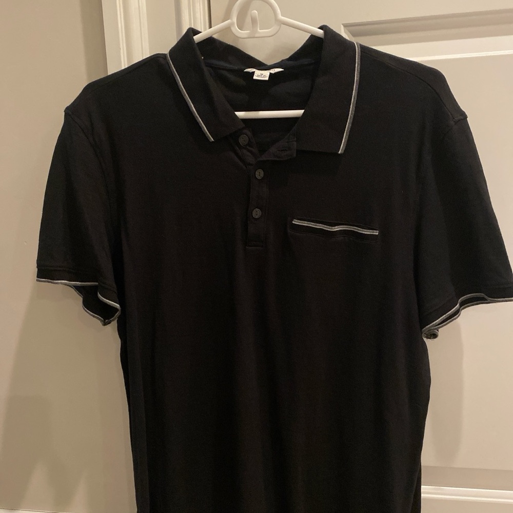 Men's Black Polo Shirt from Calvin Klein